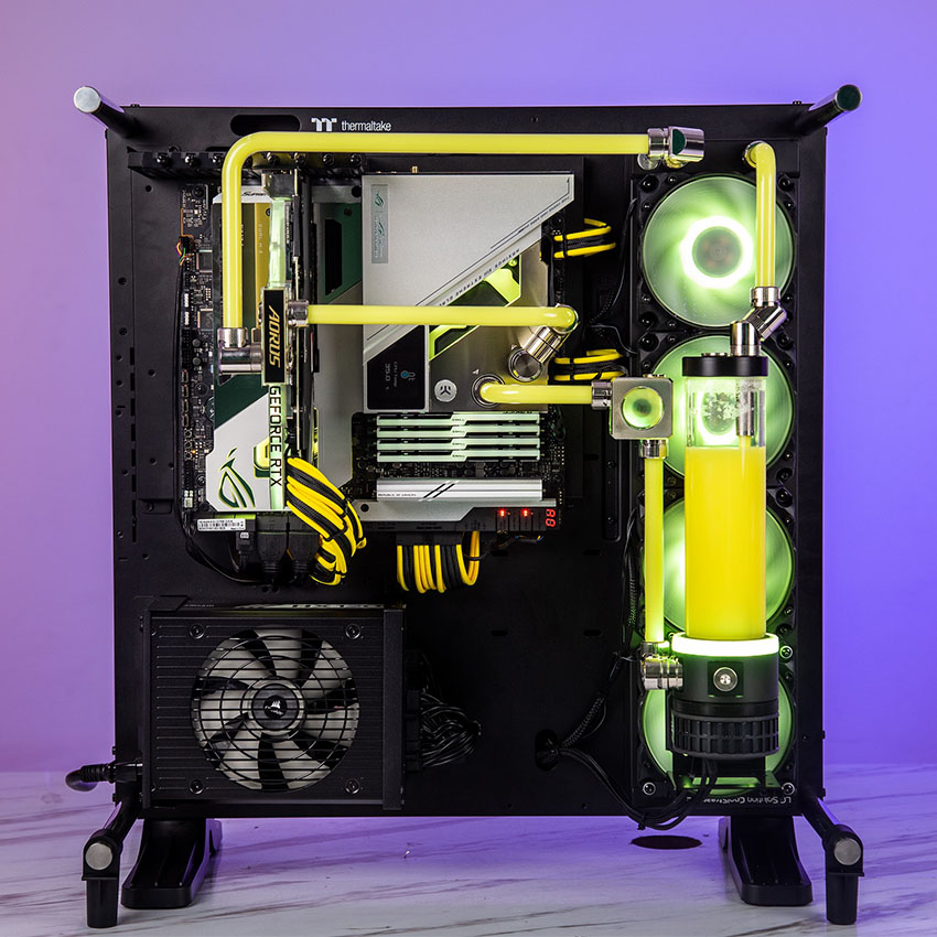 Vỏ Case Thermaltake Core P5 Tempered Glass Snow (Mid Tower/Màu Trắng)