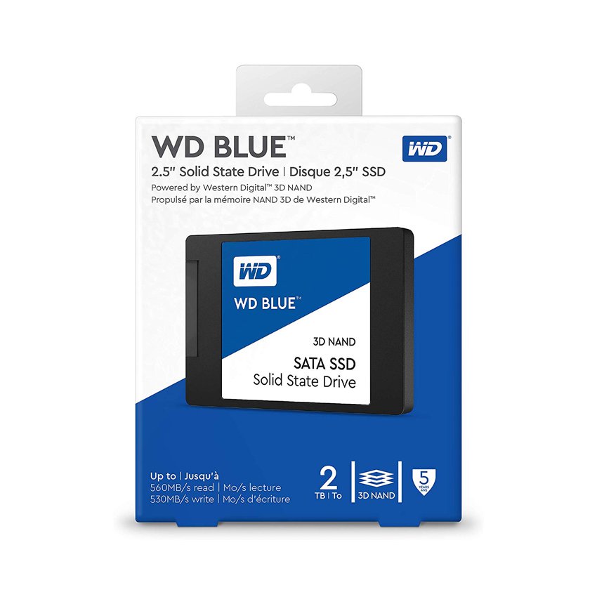Ổ cứng SSD WD Blue 250GB SATA 2.5 inch (Đọc 550MB/s - Ghi 525MB/s) - (WDS250G2B0A)