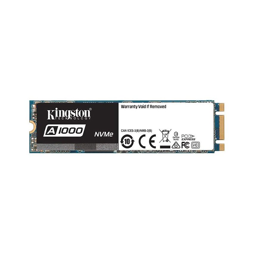 Ổ cứng SSD Kingston A1000M8 240GB M.2 2280 PCIe NVMe Gen 3x2 (Đọc 1500MB/s - Ghi 800MB/s) - (SA1000M8/240G)