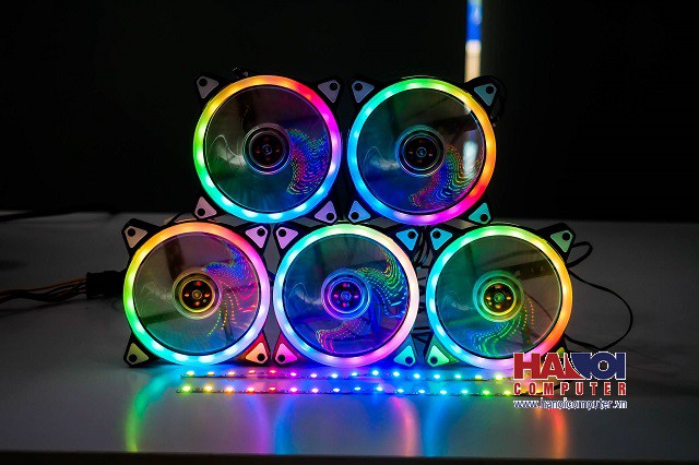 Fan Case Freezemod Mega Digital RGB ( 5 fan + 2x30cm LED )
