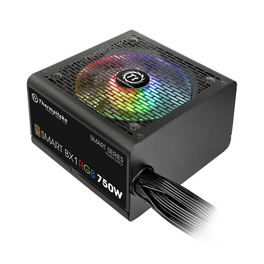 Nguồn Thermaltake Smart BX1 RGB 750W (80 Plus  Bronze/Màu Đen/Fan RGB)