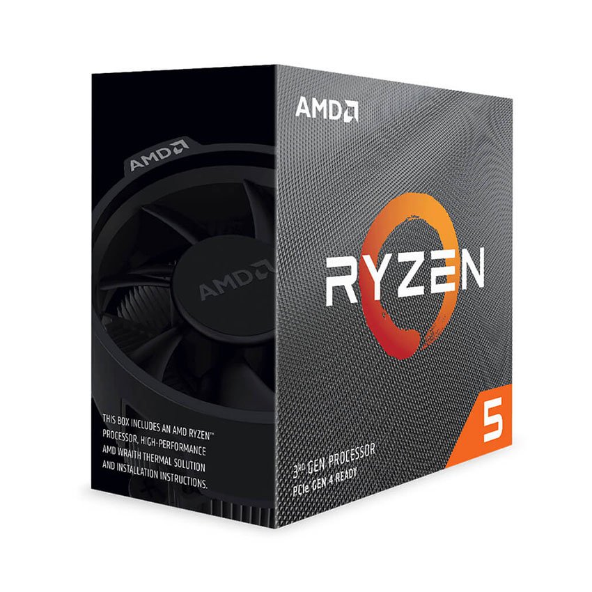 CPU AMD Ryzen 5 3600X (3.8GHz turbo up to 4.4GHz, 6 nhân 12 luồng, 32MB Cache, 95W) - Socket AMD AM4