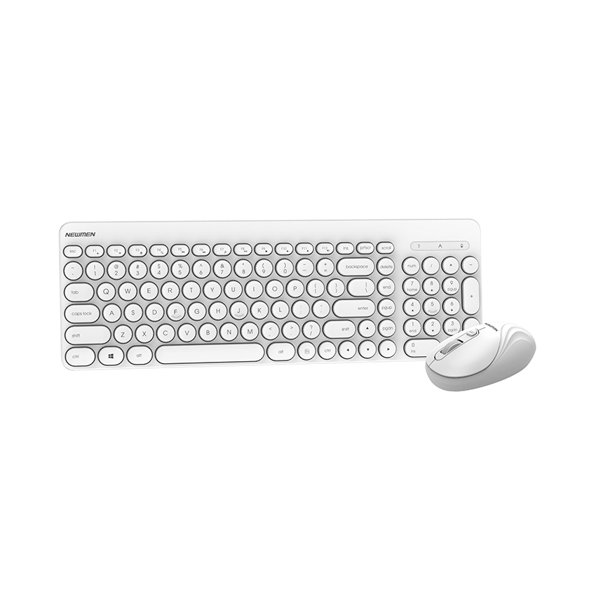 Bộ bàn phím chuột không dây Newmen K929 (trắng)
