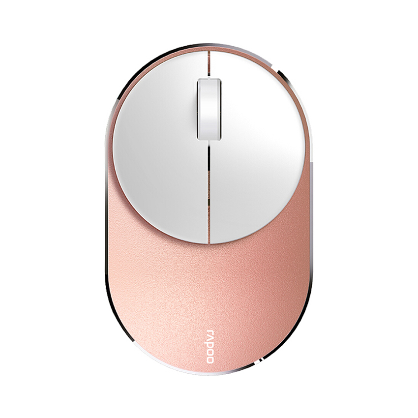 Chuột không dây Rapoo M600 Silent màu hồng (USB/Bluetooth)